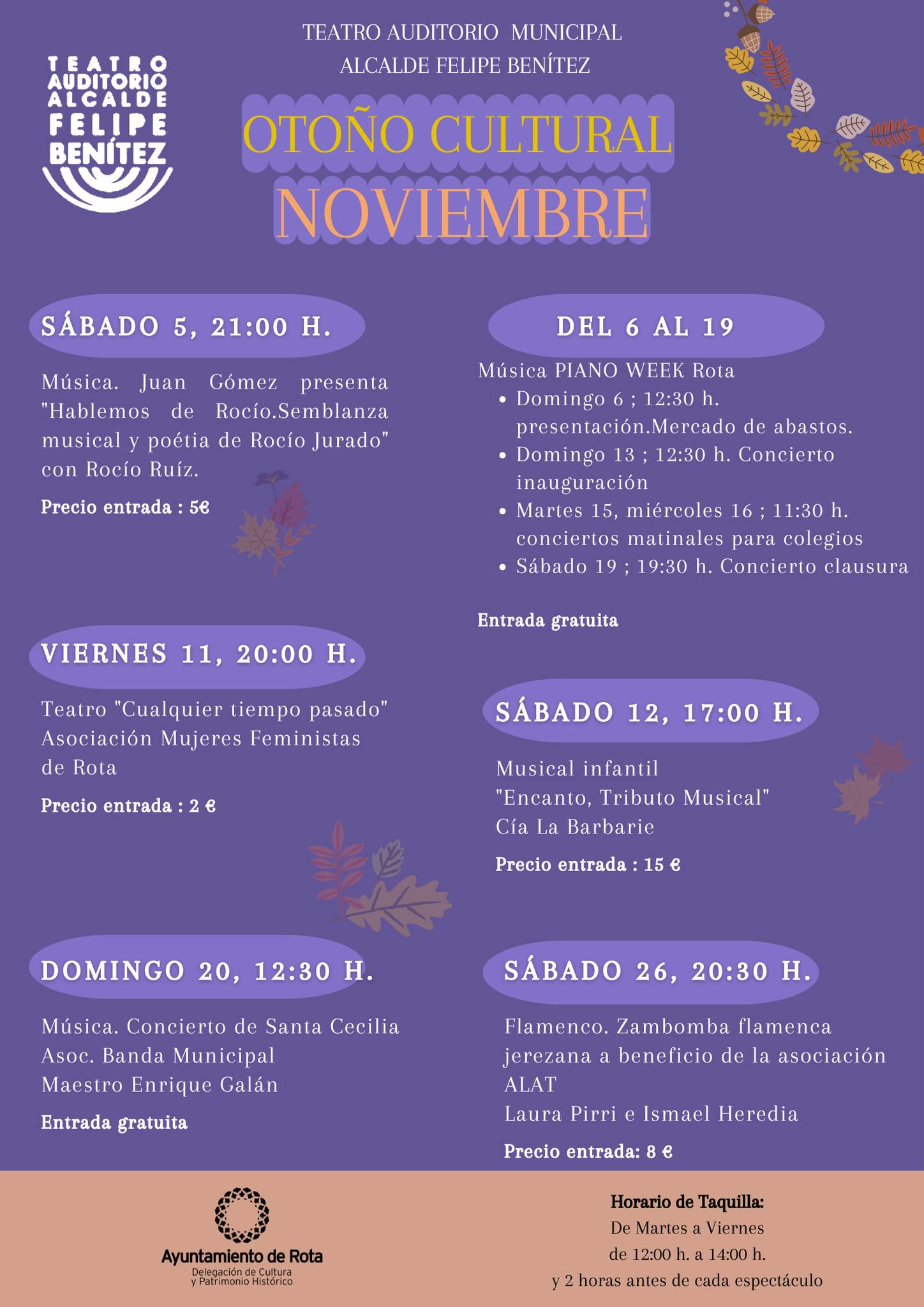 221111 Conciertos teatro zambomba espectáculos infantiles y mucho más jpg