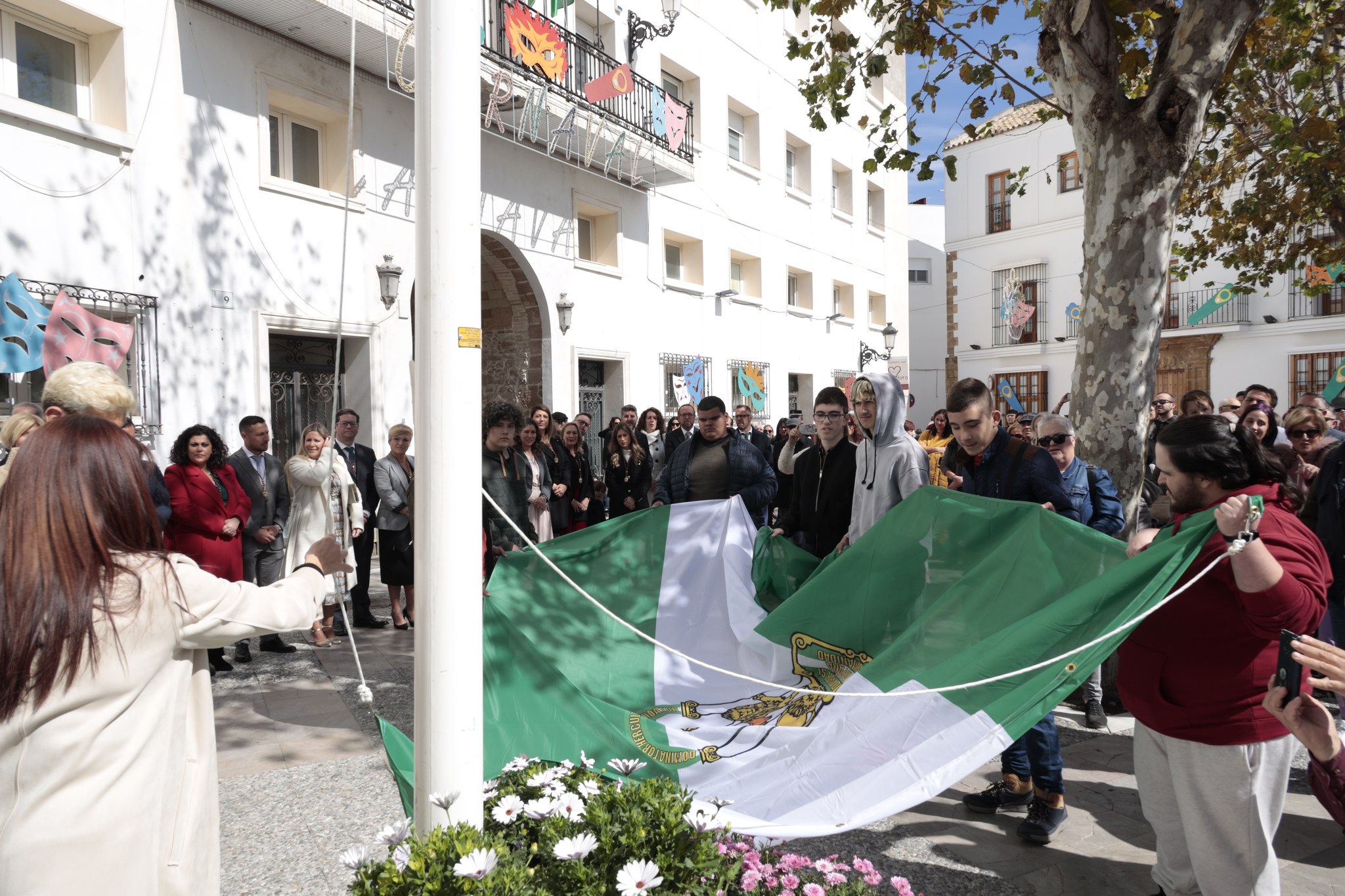 230228 izado bandera Andaluca 1