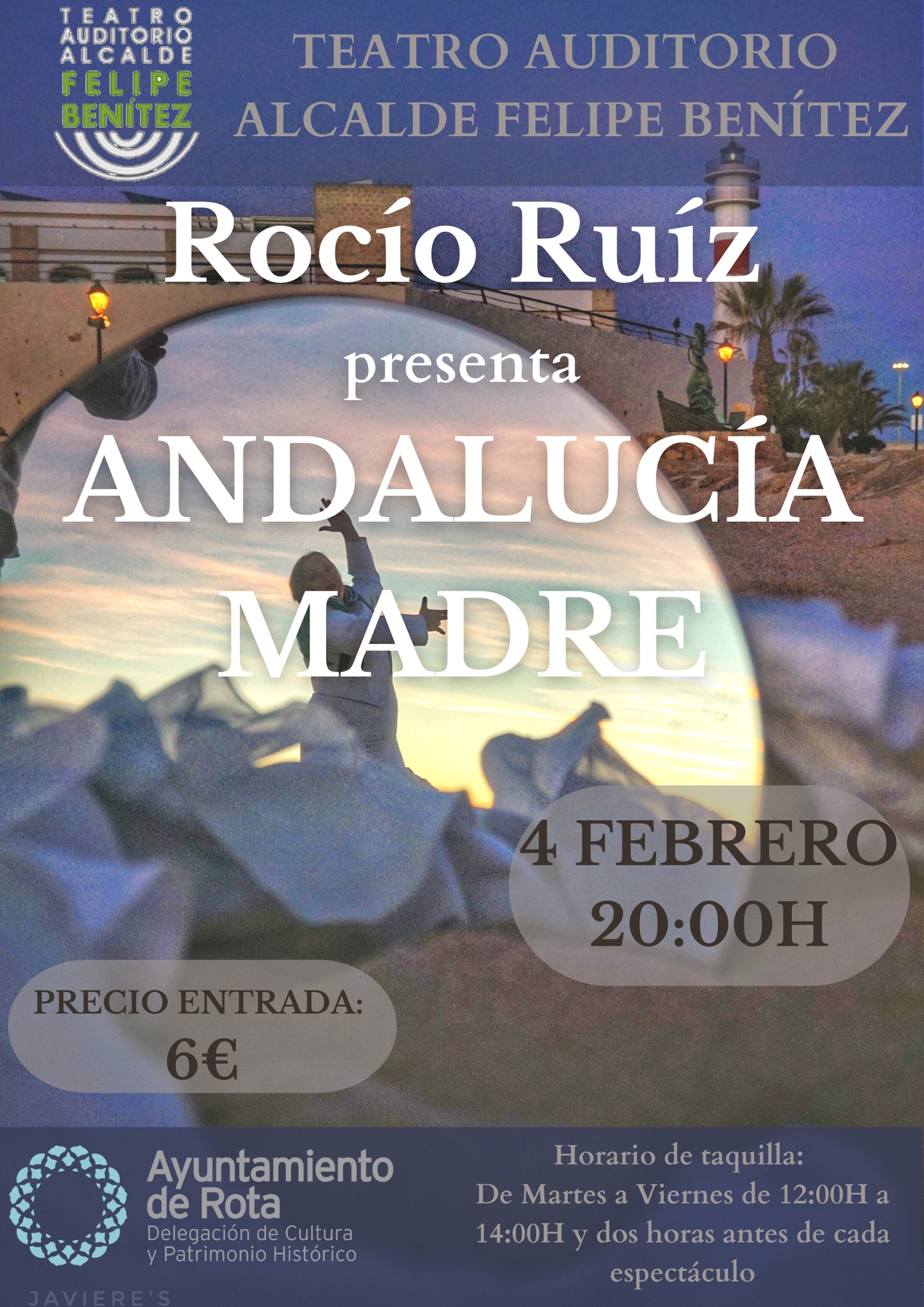 230117 Rocío Ruíz presentará en el auditorio municipal su nuevo espectáculo Andalucía Madre