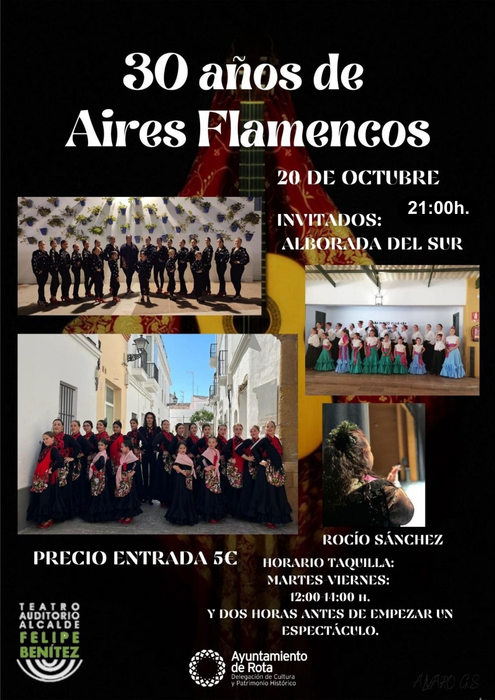 231009 CARTEL AIRES FLAMENCOS 30 AOS