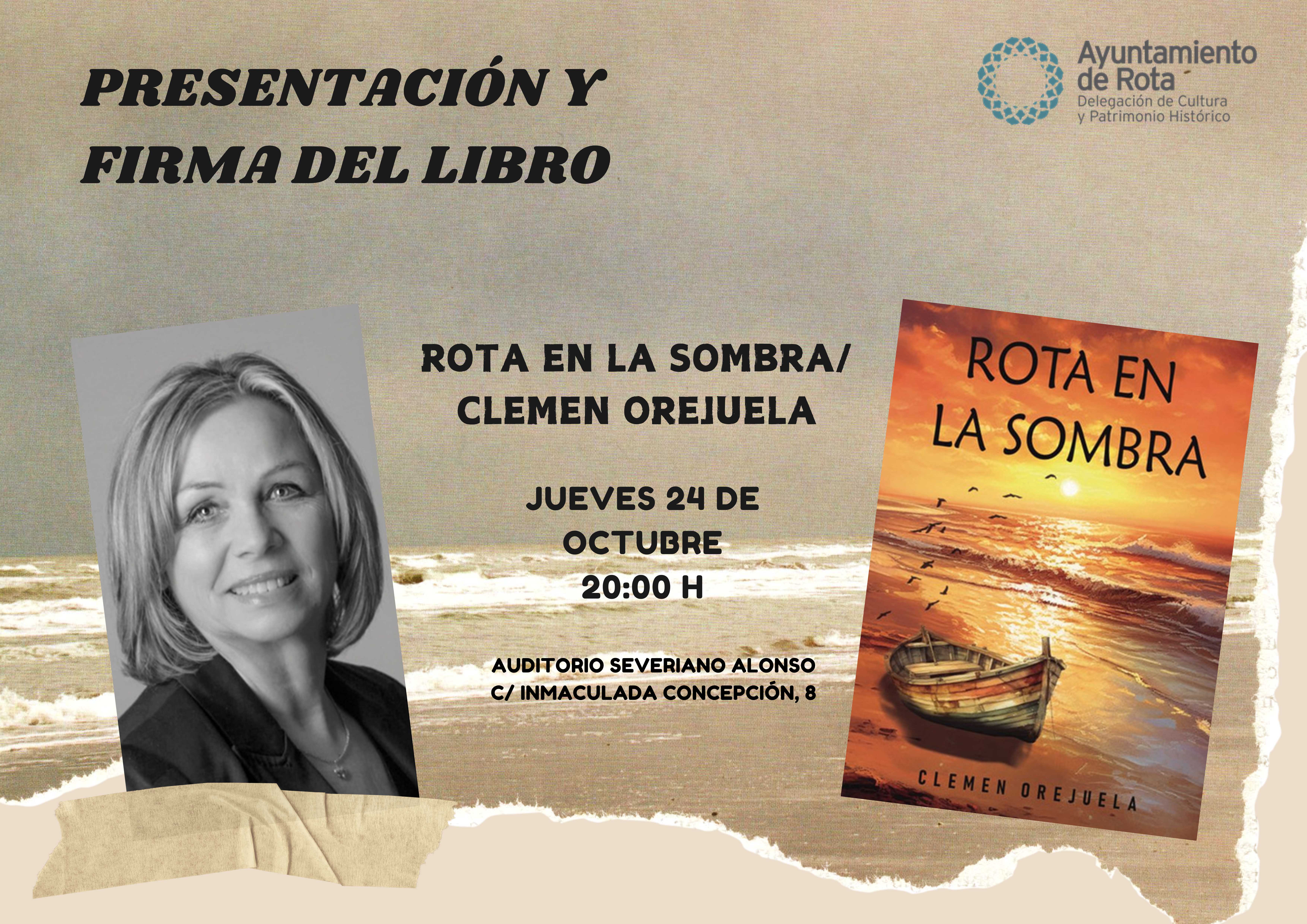 241018 presentacion de libro Cartel Clemen Orejuela