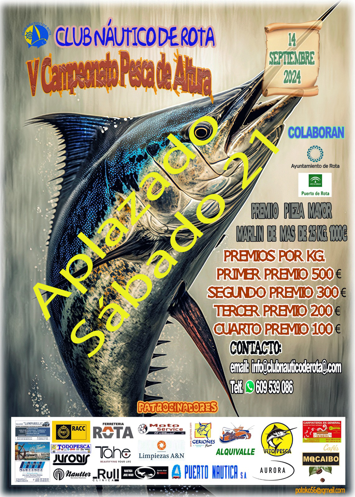 240920 campeonato pesca ADELANTO DE cartel